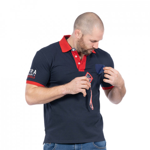 Rugby Polo Ruckfield France Supporter Navy Blue - Ruckfield