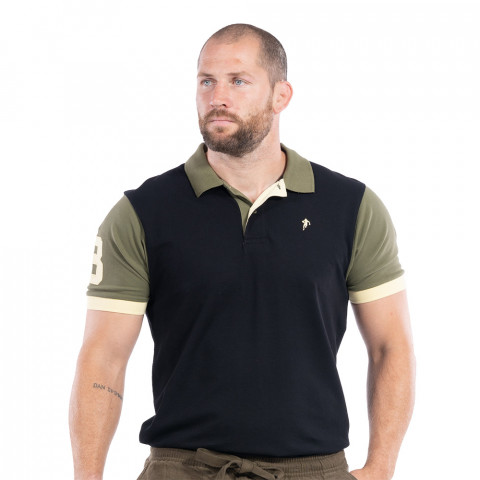 Polo n°8 Ruckfield bleu marine