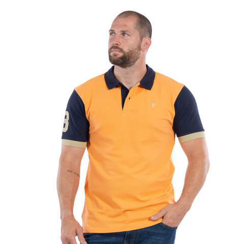 Polo n°8 Ruckfield orange