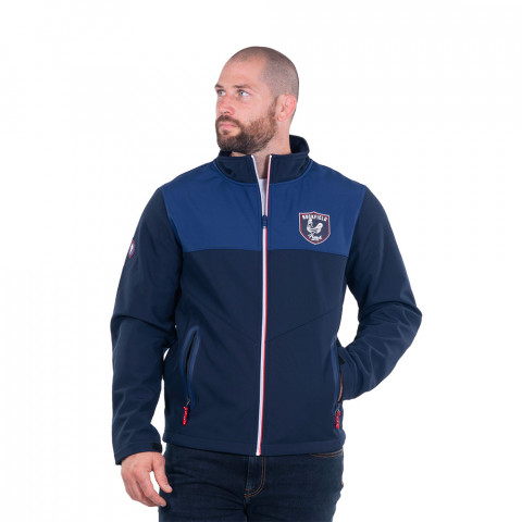 Softshell bicolore Ruckfield French Rugby Club