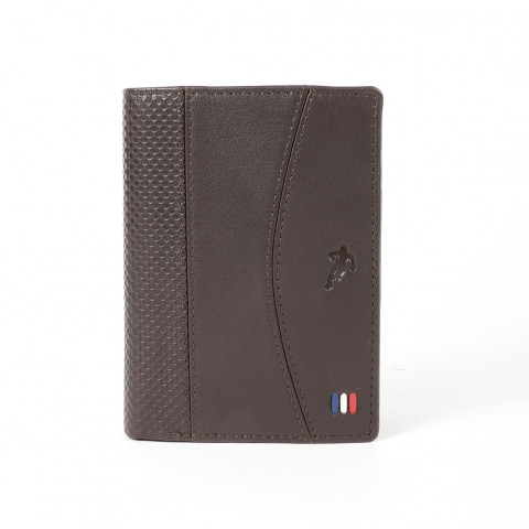 Portefeuille en cuir Ruckfield marron