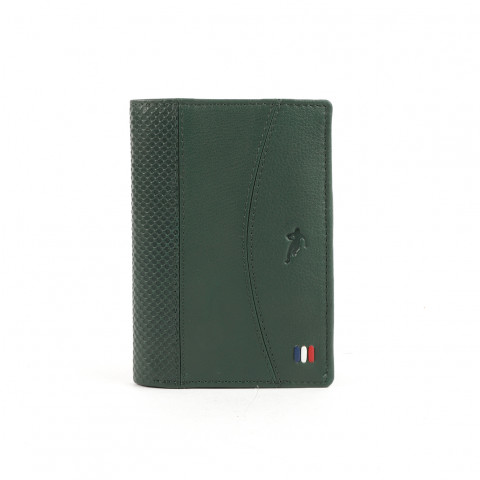 Portefeuille en cuir Ruckfield vert