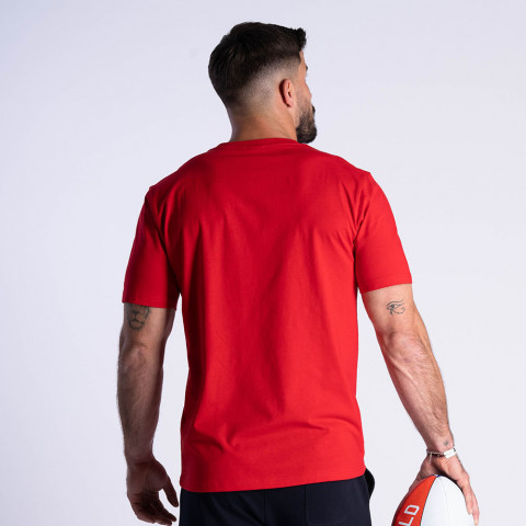 T-shirt Ruckfield French Rugby Club rouge