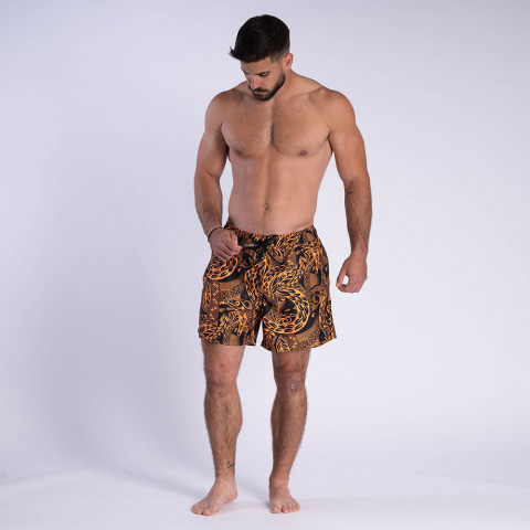 Boardshort maori orange