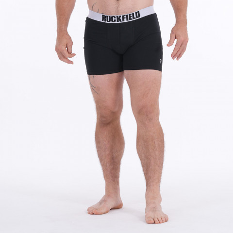 Lot de 2 boxers Ruckfield Essentiels noir/gris