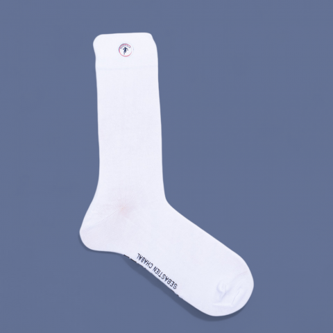 Chaussettes unies Ruckfield blanc