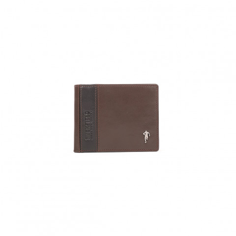 Portefeuille marron en cuir Ruckfield homme