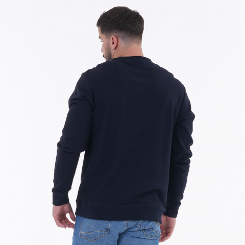 Pull léger col rond Ruckfield bleu marine