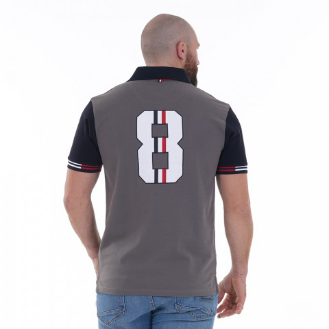 Polo gris foncé French Rugby Club Ruckfield