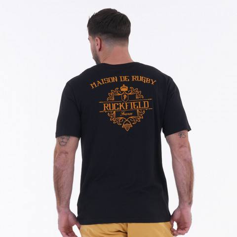 T-shirt Ruckfield Maison de Rugby noir 