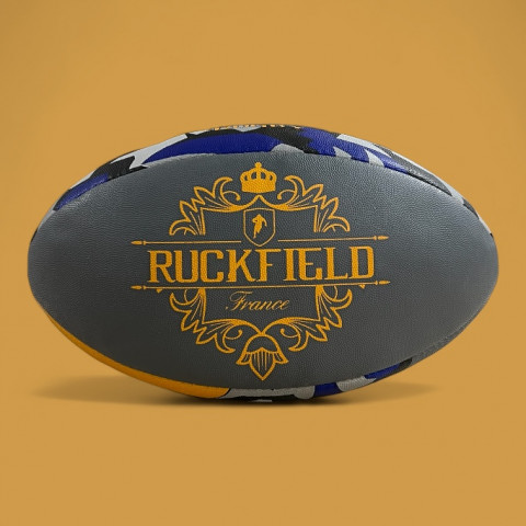 Ballon de rugby Maison de Rugby Ruckfield bleu marine 