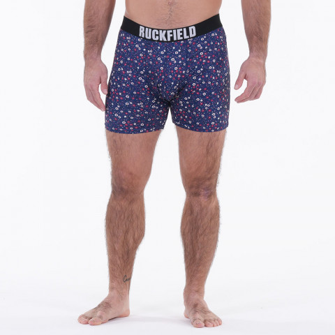 Boxer fleuri Club Ruckfield bleu marine