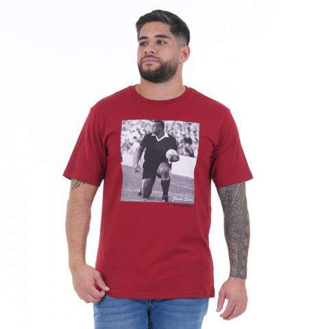 T-shirt à manches courtes rouge foncé Jonah LOMU by Ruckfield