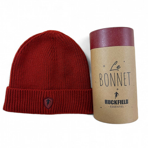 Bonnet Ruckfield Essentiels rouge foncé