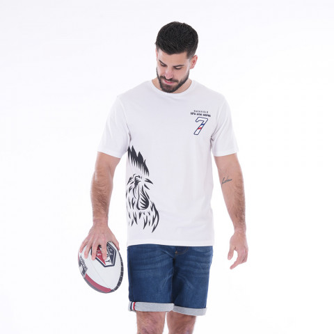 T-shirt Ruckfield à manches courtes We are seven blanc
