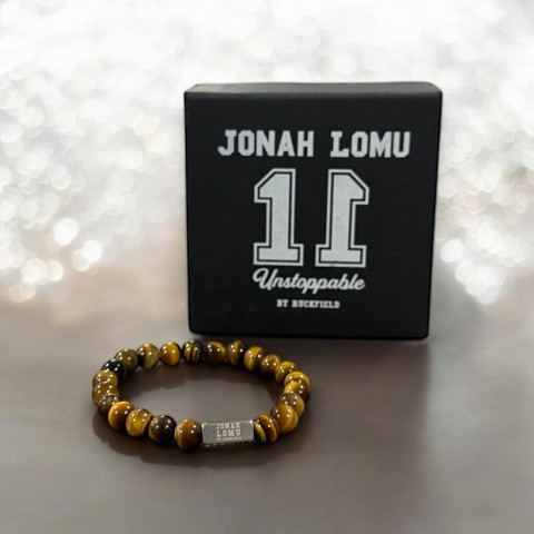 Bracelet perles du tigre Jonah LOMU by Ruckfield