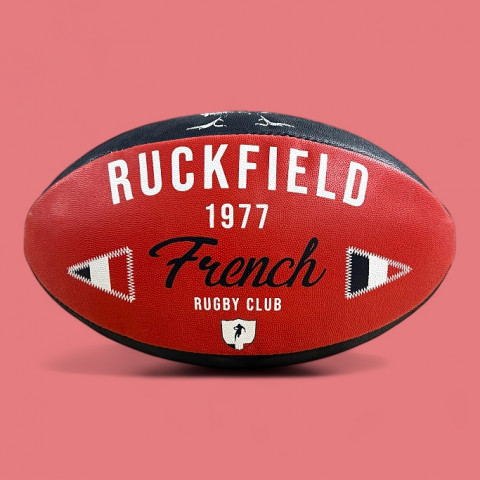 Ballon de rugby Ruckfield French Rugby Club bleu marine 