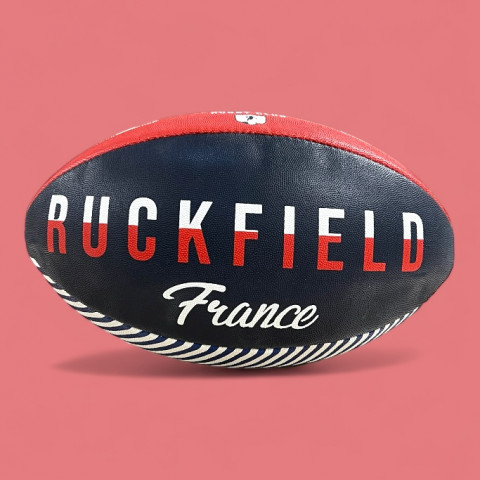 Ballon de rugby Ruckfield French Rugby Club bleu marine 