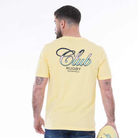 T-shirt jaune Ruckfield Rugby Club 