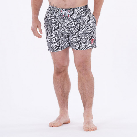 Boardshort Ruckfield Rugby Maori blanc