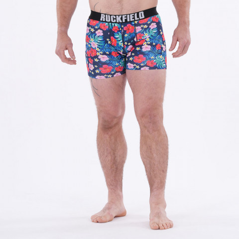 Boxer Ruckfield tropical bleu marine