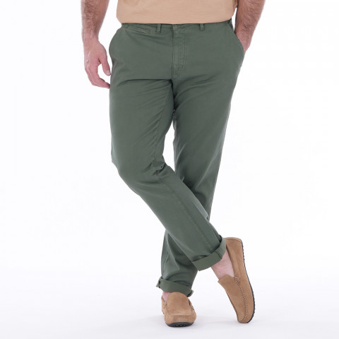 Pantalon chino kaki Ruckfield essentiel