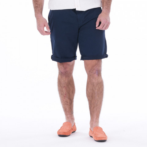 Bermuda chino bleu marine Ruckfield essentiel 