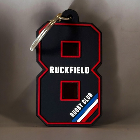 Porte-clé n°8 Ruckfield bleu marine 