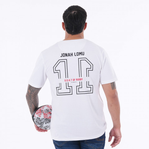 T-shirt à manches courtes blanc Jonah LOMU by Ruckfield