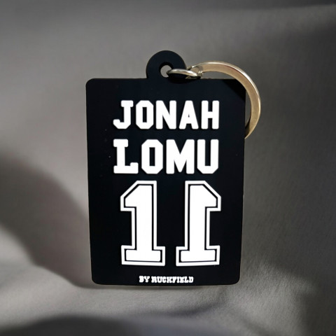 Porte-clé noir Jonah LOMU Ruckfield