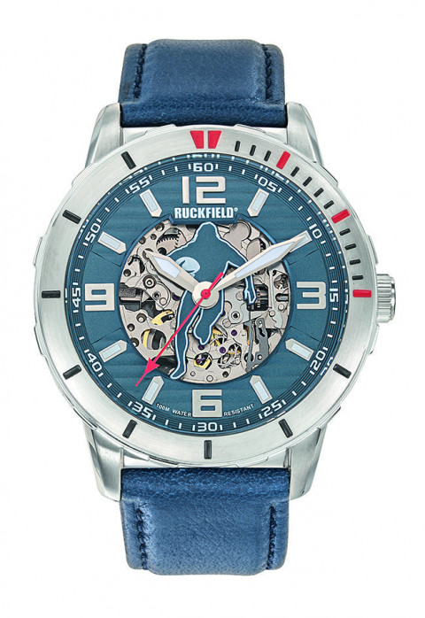 Montre Ruckfield bracelet silicone bleu foncé