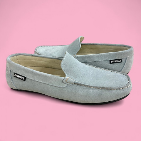 Mocassins bleu pastel Ruckfield 