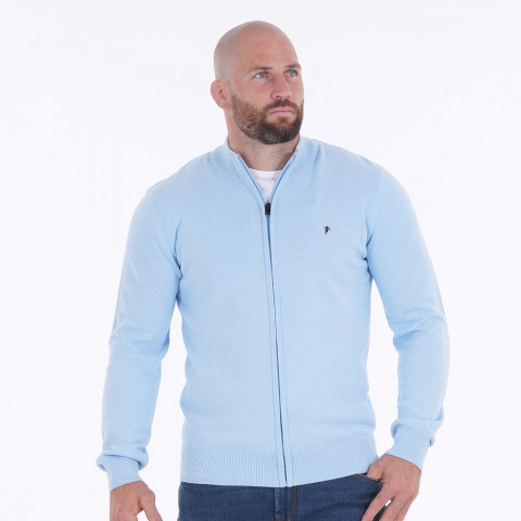 Gilet zippé Ruckfield essentiel bleu ciel