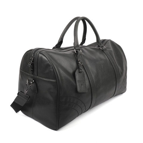 Sac de voyage en cuir noir