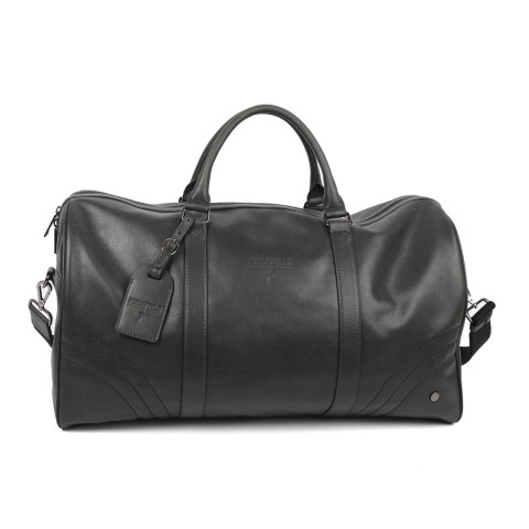 Sac de voyage en cuir noir