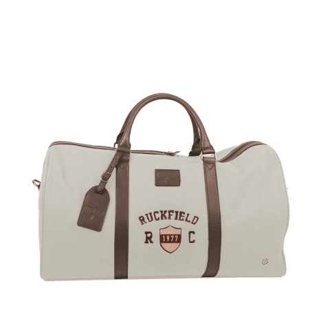 Sac week-end en toile beige