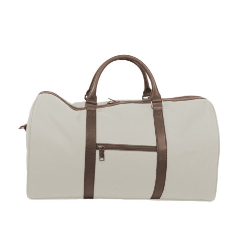 Sac week-end en toile beige