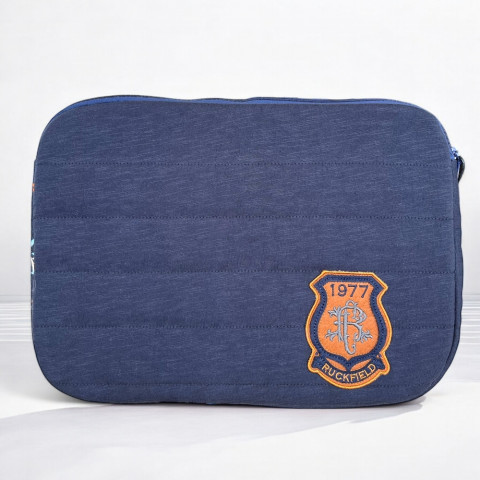 Pochette d'ordinateur 13 pouces Ruck'cyclé bleu marine