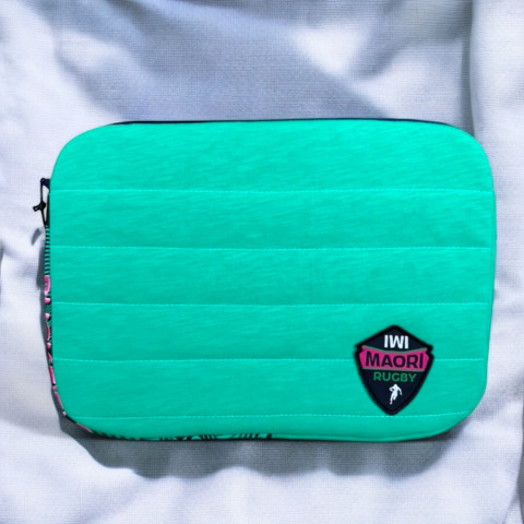 Pochette d'ordinateur 13 pouces Ruck'cyclé vert foncé