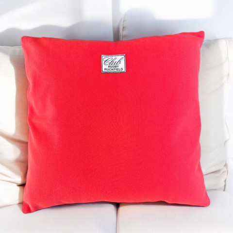 Housse de coussin Ruck'cyclé rouge