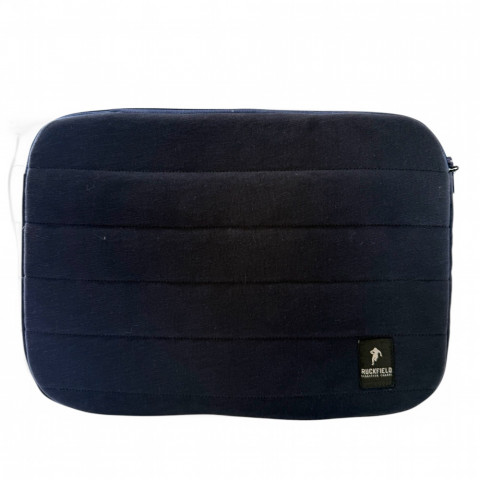 Pochette d'ordinateur 13 pouces Ruck'cyclé bleu marine