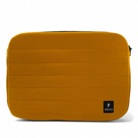 Pochette d'ordinateur 13 pouces Ruck'cyclé jaune foncé